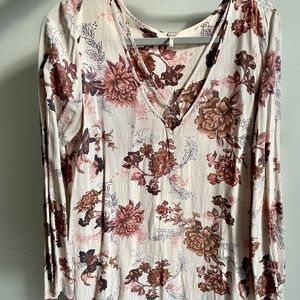 Free People Floral Tunic